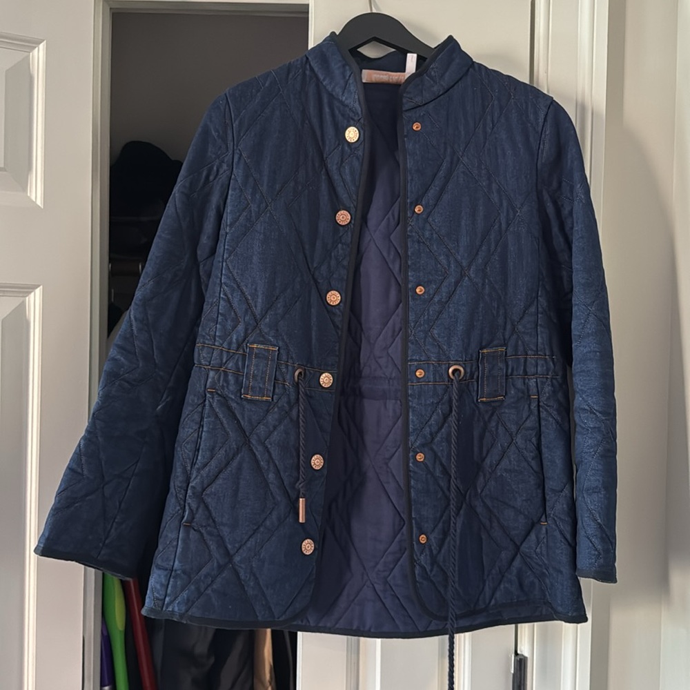 See By Chloe Dark Blue Quilted Jacket
